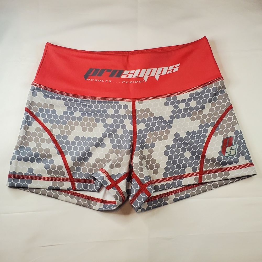 Prosupps Hex Camo Compression Shorts Size Medium
